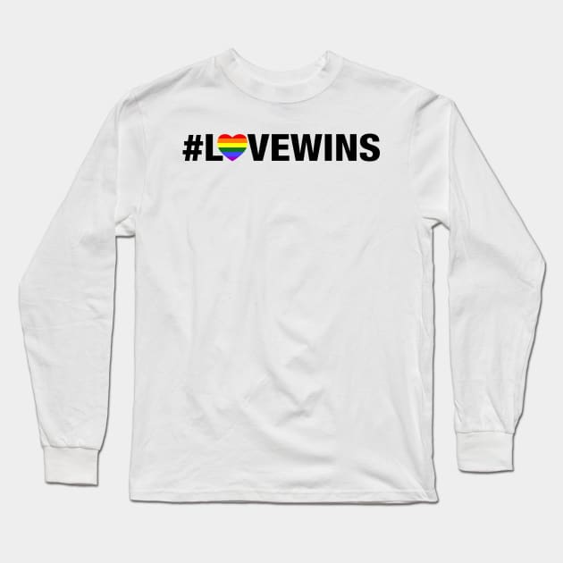 Love Wins Long Sleeve T-Shirt by fishbiscuit